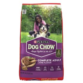 Purina Dog Chow High Protein Real Lamb Flavor Dry Dog Food 44 lb Bag