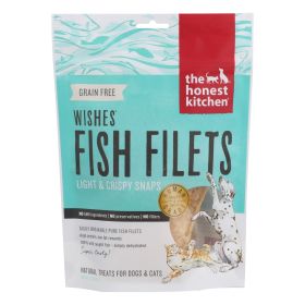 The Honest Kitchen - Dog and Cat Treats - Wishes Filets White Fish - Case Of 6 - 3 Oz.