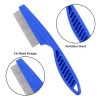 Cat Dog Flea Comb, Pet Tear Stain Remover Comb Set Pet Dog Cat Grooming Comb