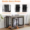 Dog Crate Furniture, Large Dog Kennel, 38"Wooden Pet Furniture with Pull-Out Tray, Home and Indoor Use