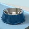 Pet Cat Dog Bowl for Food and Water, Stainless Steel Pet Feeding Bowl