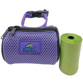 American River Poop Bag Holder -Purple (Size: One Size)